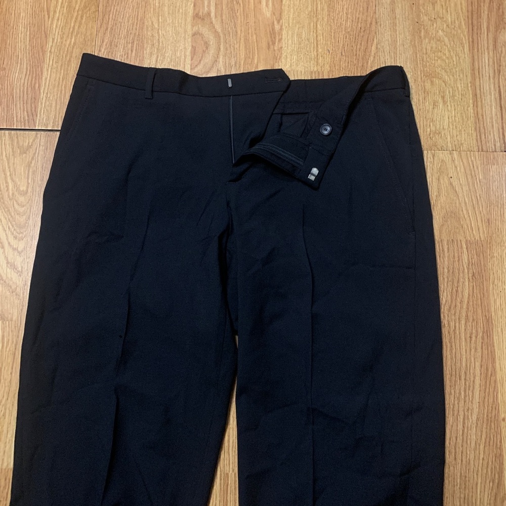 Gucci Uniform Pants Mens Size 50 Black Wool Preppy Luxury Dressy